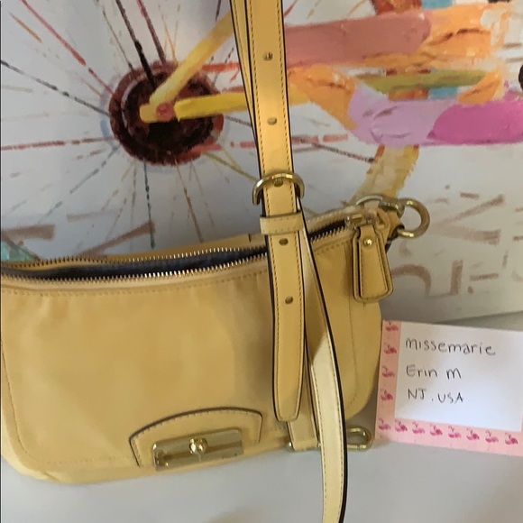 Coach Buttercup Yellow Crossbody - Picture 12 of 16